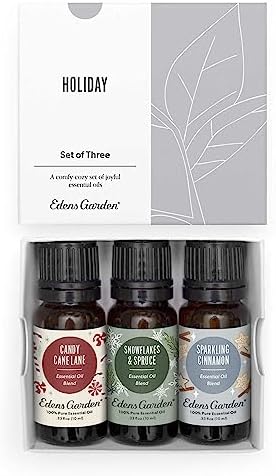 Edens Garden Christmas Essential Oil Blends Holiday 3 Set – 100% ...