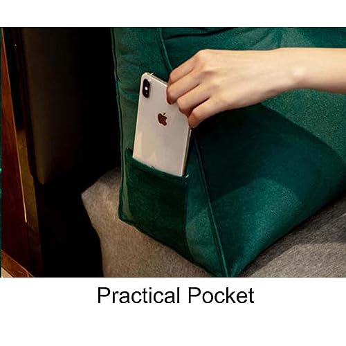 Coussin de taille pour canapé lit de lecture avec poches