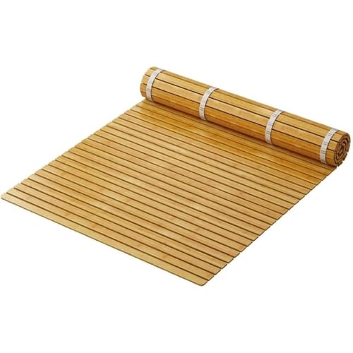 Colchón portátil de suelo de bambú para涼爽 cama de verano 2