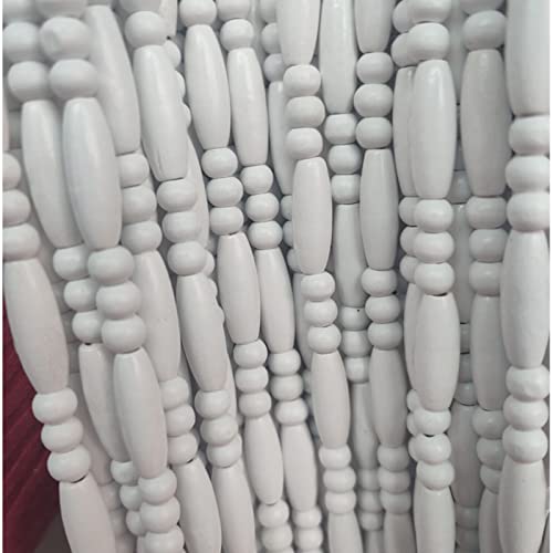 Rideau en perles de bambou 60x150cm pour masquer un dressing - 3