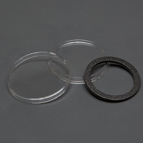Air-Tite Protectores Acrílicos para Monedas X38mm Anillo Negro miniatura 2
