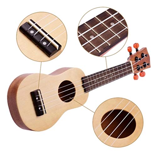 Ukulélé de 43,2 cm de poche portable pour guitare à 4 cordes en épicéa avec sac de transport pour pratique en classe… - Les Beatles, Paul McCartney, John Lennon, RIngo Starr, George Harrison Ukulélé de 43,2 cm de poche portable pour guitare à 4 cordes en épicéa avec sac de transport pour pratique en classe… – Image 6