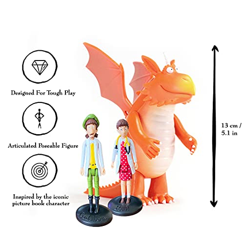 WOW! STUFF Zog and the Flying Doctors Story Time Set | Collectable Articulated Character Action Figures | Official Toys and Gifts from The Julia Donaldson and Axel Scheffler Books and Films