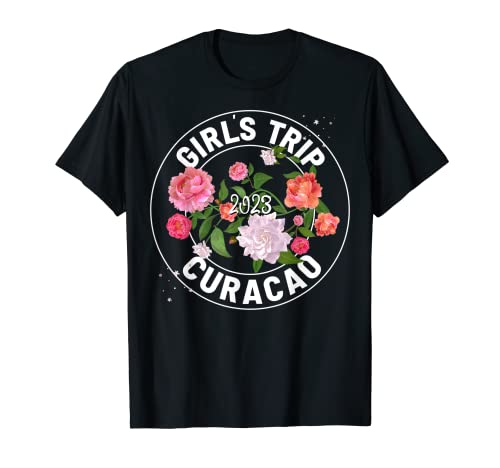 Girls Trip Curacao 2023 Vacaciones para mujeres de fin de semana cumpleaños Camiseta