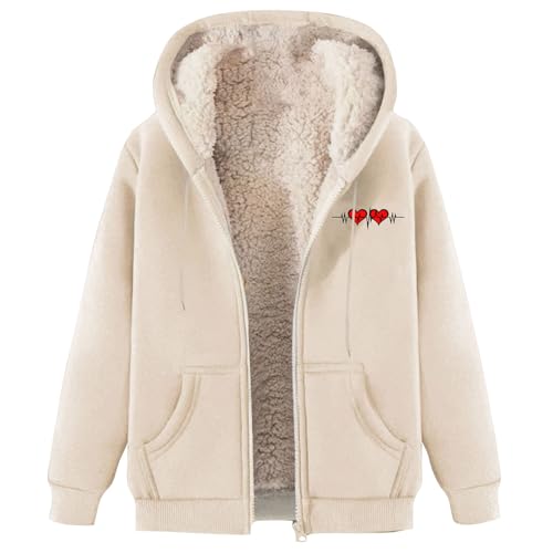 Veste polaire en peluche femme chaude doublée Sherpa et coupe-vent softshell