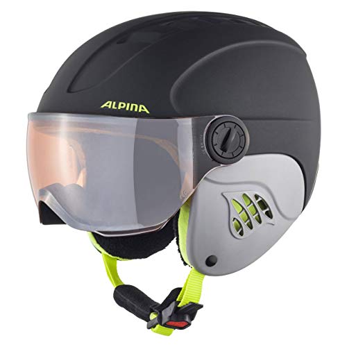 ALPINA Unisex - Niños, Carat LE Visor Casco de esquí,...
