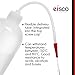 EISCO Wash Bottle, 1000ml - Polyethylene - Translucent, Unbreakable - Screw Cap with Flexible Delivery Tube for Dispensing Liquid - Includes Tube Cap
