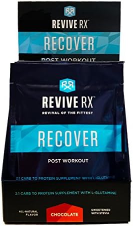 Revive Rx Recover Post Work Out Recovery Singles 37 Grams Each (8 Pack), Chocolate