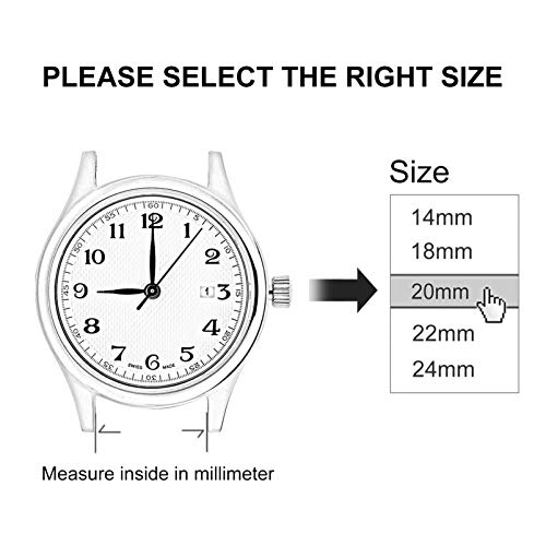 ibasenice Pulseira de relógio de silicone para relógio inteligente esportivo Mibro Air 20 mm de borr