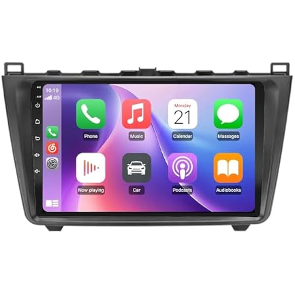 Дисплей Carplay для Mazda 6 Rui wing 2009-2015 Bluetooth/Голосовое Управление/Mirror Link Навигация Gps Fm Aux Wifi, 4 Ядра 1G+16G