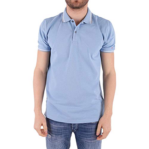  PEUTEREY Polo in misto cotone PEU279399011306 Light Blue