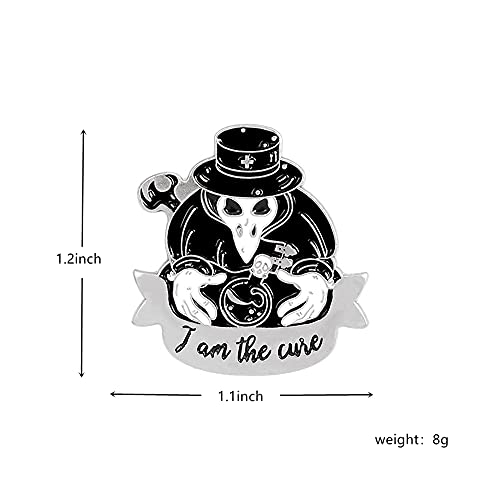 Plague Doctor Bulk Enamel Pins Set Anime Pins For Backpacks Aesthetic Gothic Punk Pins For Jackets Hats Clothes #TOP3