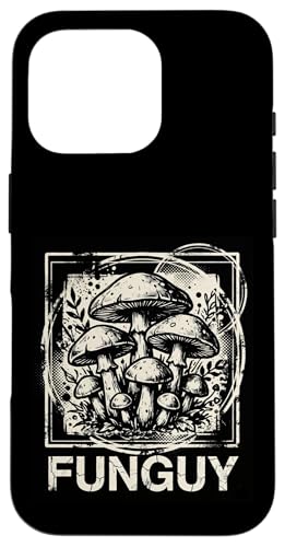 Fungi Fun Guy Splter Mycologist �L�m�R �n���e�B���O �ʔ��� �X�}�z�P�[�X iPhone 16 Pro �p