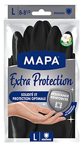Gants de ménage en latex MAPA Extra Protection taille L x3