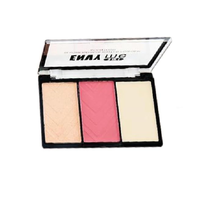 K.Y.L.Plus Face Palette With Blusher, Contour And Highlighter 3in 1 Kit Platte (15g)-picture-12