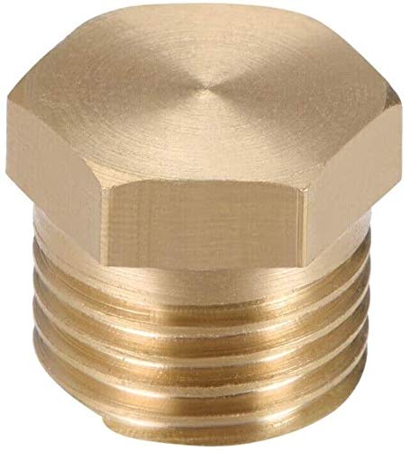 Raccordi filettati Connettore rapido 1/8" 1/4" 3/8" 1/2" BSP Filettatura maschio Tubo in ottone Testa esagonale esterna Tappo terminale in ottone Raccordo accoppiatore Adattatore del connettore Conve