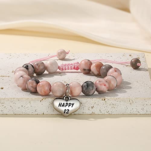 Image of MIXJOY Happy Birthday Gifts for Women, Birthday Braided Beads Bracelet Gifts for Turning Age Daughter Granddaughter Niece