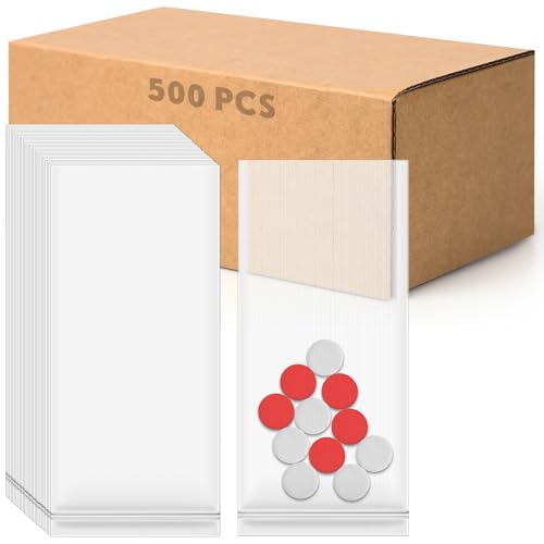 Henoyso 500 Pcs Pill Crusher Pouches Pill Crusher Pouches for Medicine Travel Medicine Crushing Bags Pills Bag for Small Pills Crushers Easy to Dispose