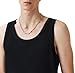AllSaints Mens Plain Jersey Edwards Vest Jet Black Medium