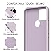 Amzpas TPU Case for Google Pixel 5, Soft Protective Shockproof Phone Cover, Durable Anti-Scratch Smart Phone Case for Women Men Purple