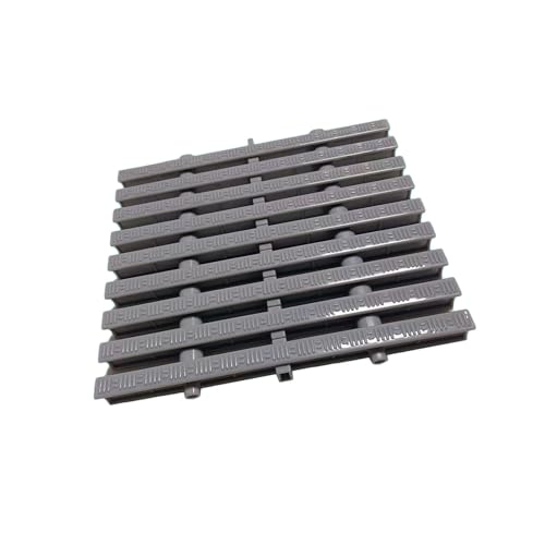Cubierta De Drenaje Piso Piscina Plástico,Rejilla Desbordamiento Ondulado,para Patios Entrada(25cm/2piece)