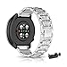 Produktbild AireWiki Armband Kompatibel mit Polar Grit X/Grit X Pro Armband Edelstahl Für Herren Damen Elegant Metall Uhrenarmband Für Polar Grit X/Grit X Pro (Silber)
