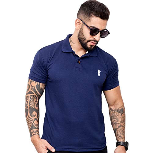 Camisa Polo Marine Classic (G, Azul marinho)