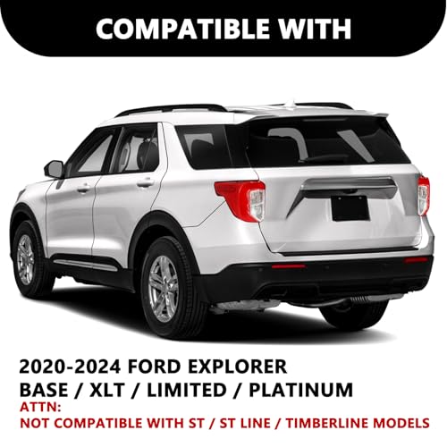 Image of Aosky LED Tail Light Assembly Compatible with 2020-2024 Ford Explorer Base /XLT /Limited /Platinum Rear Taillight Brake Signal Lamp LH (Left Driver Side)