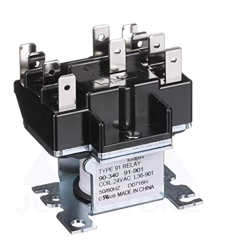 WHITE-RODGERS 90-340 Switching Relay DPDT 24 Volt Coil/HVAC - WE EXPORT