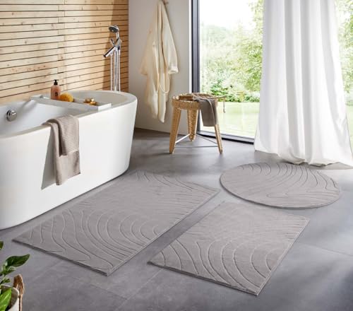 Taracarpet Badematte Badvorleger Homestyle rutschfest waschbar...