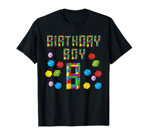 Master Builder - Ladrillos de construcción para 8º cumpleaños Camiseta