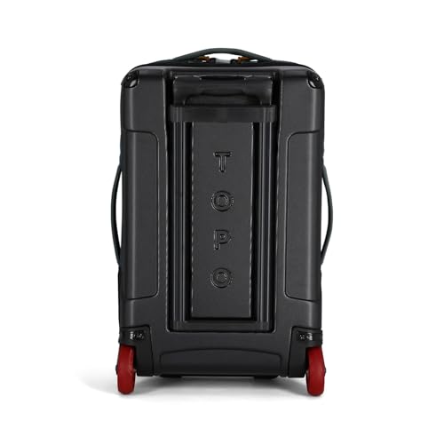 Topo Designs Global Travel Roller Bag Suitcase, 44L Carry-On, 3 Handles, Smooth Heavy Duty Wheels, Telescoping Handle, Durable + Rugged, WRAP Certified (Stone Blue/Forest)2