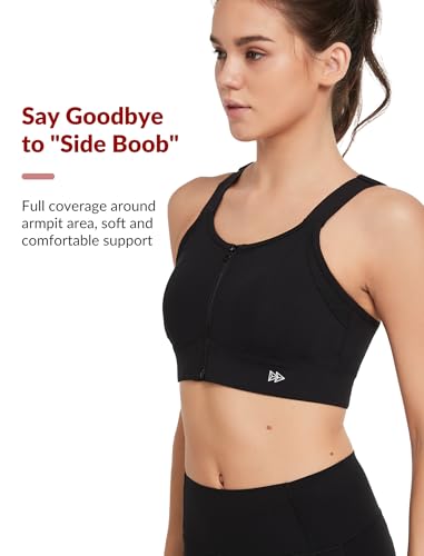 Soutien-gorge de sport haut impact réglable avec maintien renforcé