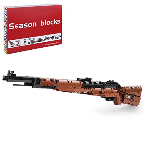 LAKA 98K Blasters Building Block Modell 1025Pcs Single Double Shot Simulation Mechanische Waffe Bricks Modell Kompatibel…