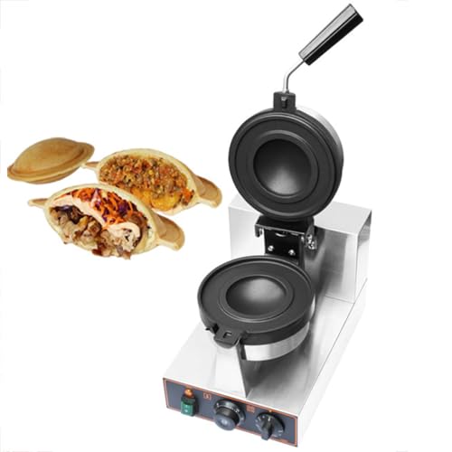 XUXIAO Máquina eléctrica para Hacer gofres y Hamburguesas, máquina para Hacer gofres y Helados, máquina para Hacer Hamburguesas eléctrica Antiadherente, para el hogar, la Cocina y el Desayuno