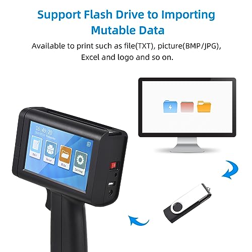 Bisofice-Portable-Handheld-Printer-Hand-Inkjet-Printer-Code-Printer-with-43-Inch-Touch-Screen-600-DPI-Quick-Drying-Ink-Cartridge-for-LabelProduction-DateBarcodeBrandLogoGraphic