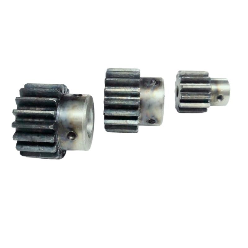 Boss Gear 1.5 die 15 Teeth 18 Teeth 20 Teeth 25 Teeth Motor Gear Cylindrical Gear with Step Gear Opening(1.5 Mold 25 Perforations 16)
