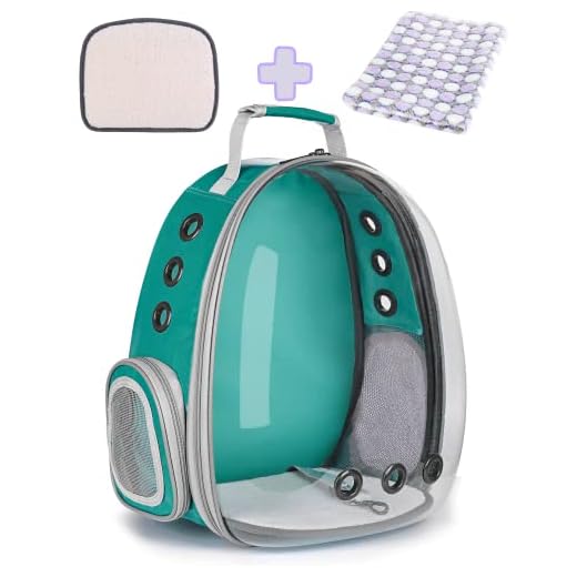 Lollimeow Pet Carrier Backpack, Waterproof Bubble Backpack Carrier, Cats and Puppies,Airline-Approved, Designed for Travel, Hiking, Walking & Outdoor Use