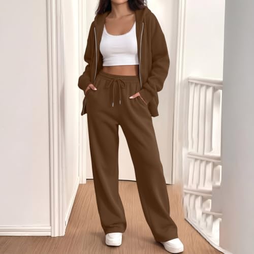 SdGgsgv Track Suits for Women Set Zip Up Jackets Joggers Pants Sweatsuit - image 5