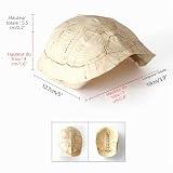 OMEM abri carapace de tortue en résine verte pour terrarium photo 3