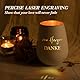 Dankeschön Geschenk für Frauen Männer - Windlicht Glas Mit Spruch, Danke für Mama Papa Freundin Lehrer - Aufmunterung Mutmacher für Kollegen Studenten