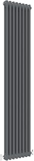 Anthracite Radiator Traditional 2 Column Radiator Vertical Radiators Cast Iron Style 1800x380mm Central Heating Interior Design