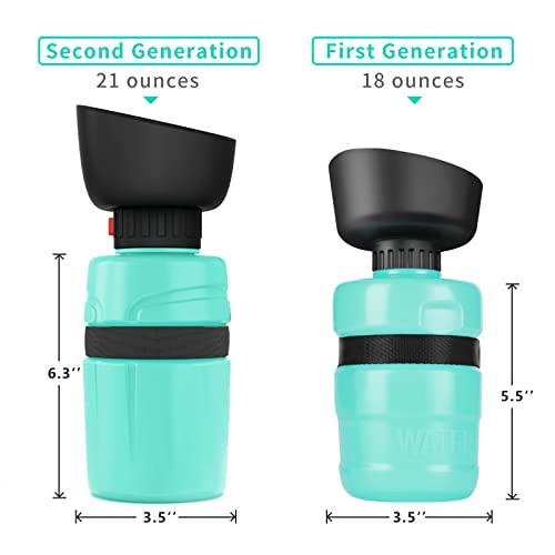 Petdott Dog Water Bottle, Portable Dog Water Bowl Dispenser Puppy Travel Water Bowl, Pet Water Bottle For Thirsty Dogs Outdoor Walking, Hiking, Travel, Leak Proof & Bpa Free-Safe Hydration #TOP5