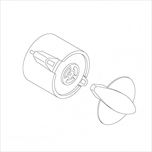 KVK 【ZK1F770/800】 KF770シリーズ切替ハンドルセットホワイト KVK補修部品>レバー・ハンドル