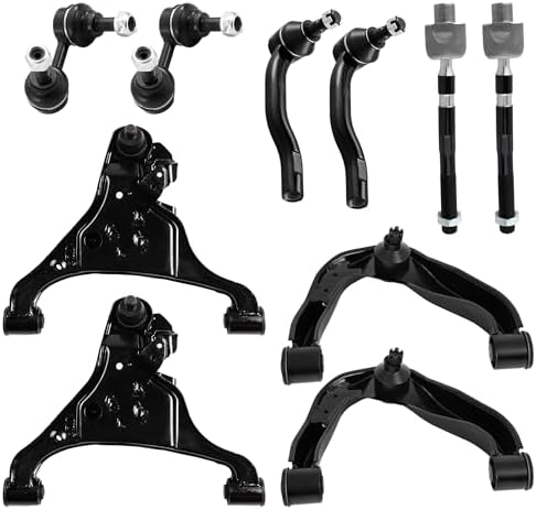 Suspension Kit for Nissan Frontier Control Arms Sway Bars Tie Rods Center Link