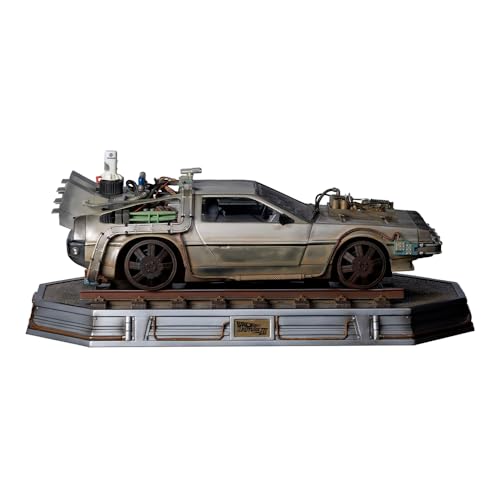 Vuelta a Le Futur III Estatuilla 1/10 Art Scale Delorean 57 cm