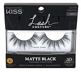 Kiss Lash Couture Matte Black Matte Sheer (Pack of 3)