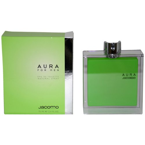 Aura Men Eau-de-toilette Spray by Jacomo, 2.4 Ounce