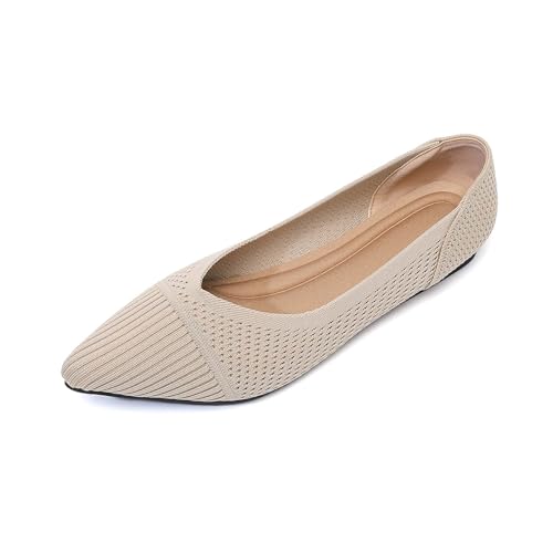 Sandalias Playa Mujer- Sandalias Cuña Mocasines De Conducir De Color Liso Transpirables Sin Cordones Zapatos Planos Casuales para Mayor Comodidad En Verano Suela Ligera Y Flexible Básica