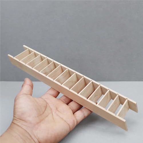 Modèle d'Escalier Miniature et Mini Échelles en Bois Décoration Jeu - 4